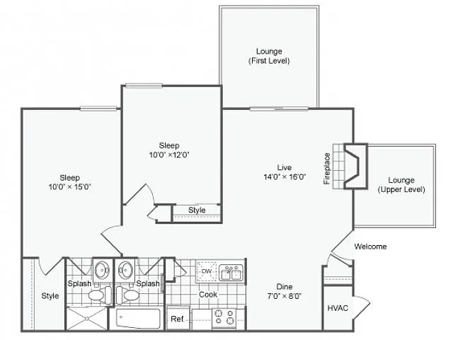 Floor plan Stirling