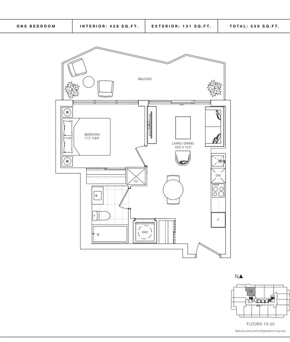 1 bed, $2,200 — Photo 1