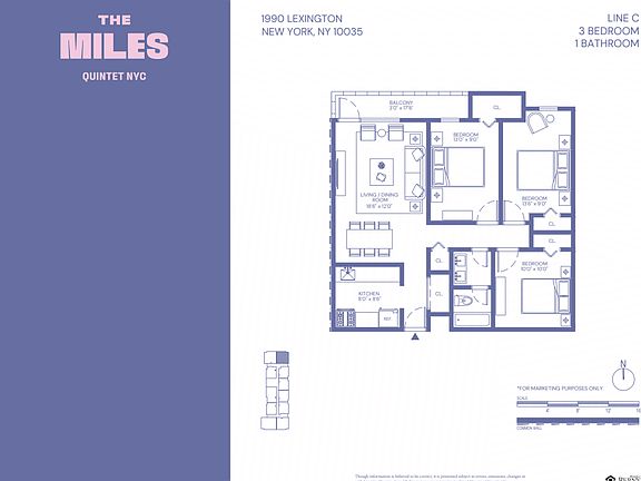 2nd image of 1990 Lexington Ave #14C