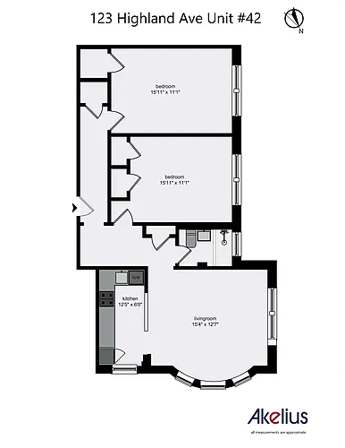 Floor plan Two Bedroom