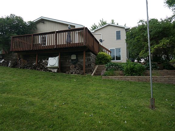 Back Deck and flag pole