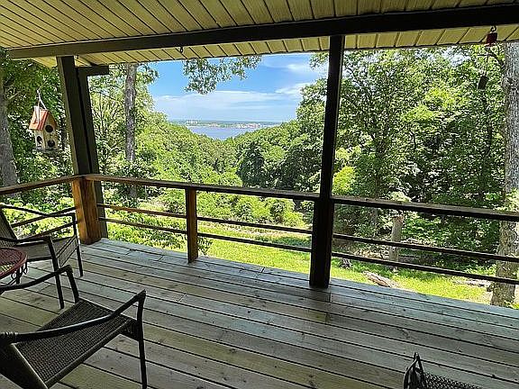 Main level deck view