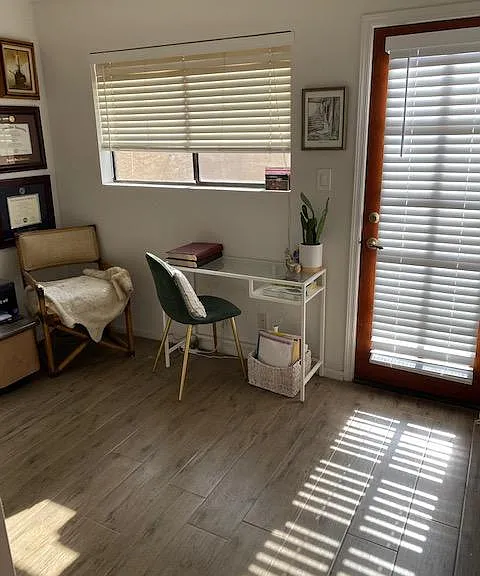 2nd bedroom with access to patio