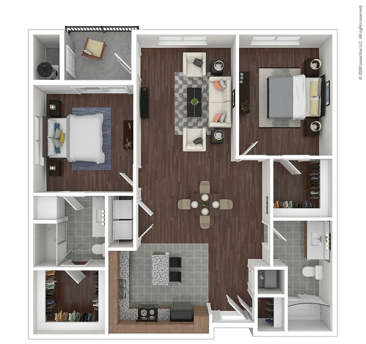 Floor plan B3