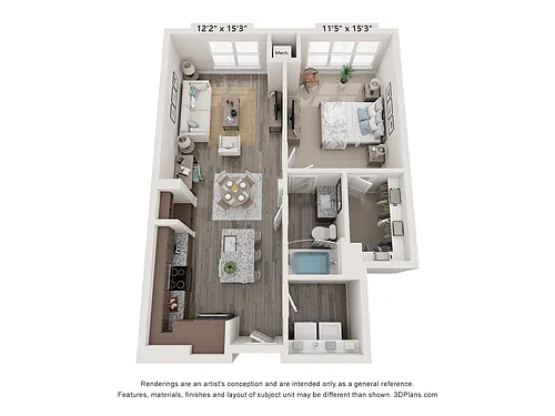 Floor plan The Hemlock-Laundry room