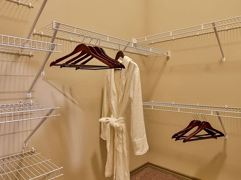 Spacious Closet Storage