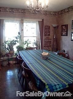 Dining Room With Large Double Windows