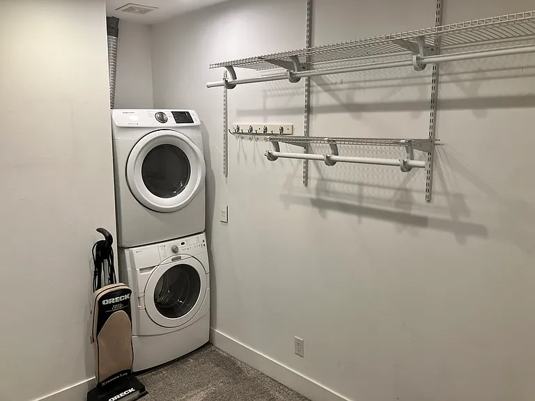 Master (primary) walk-in closet and Set 2 of Stack W/D