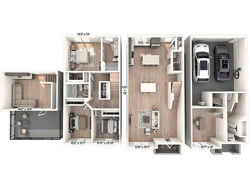 Floor plan C2TD-2145