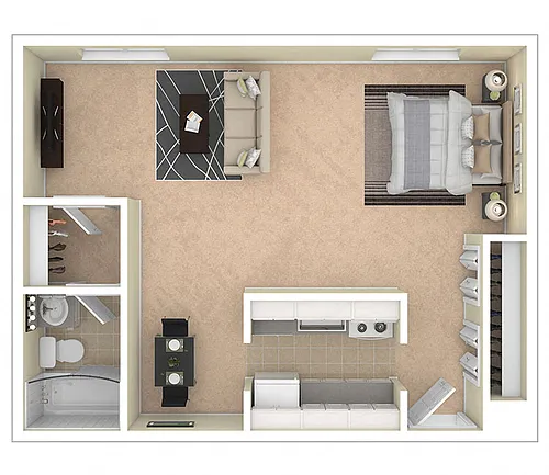 Floor plan EFFICIENCY