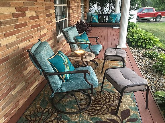 Main house front porch