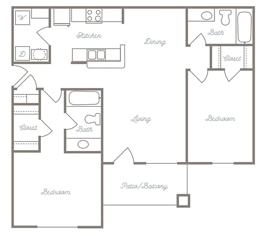 Floor plan The Evins