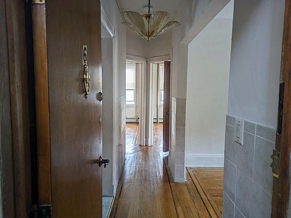 Entrance with Living Room, Kitchen on Left, Bathroom off Kitchen and 2 Bedrooms facing Bergenline Ave