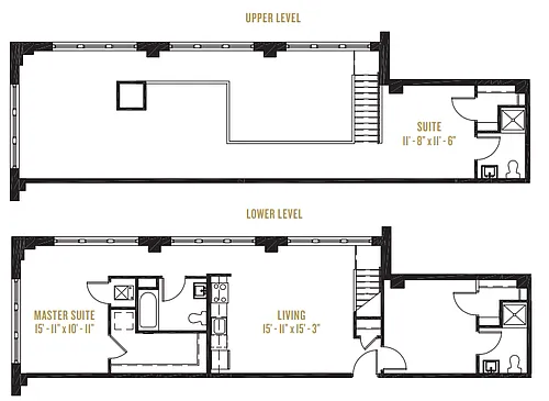 Floor plan Poplar Loft