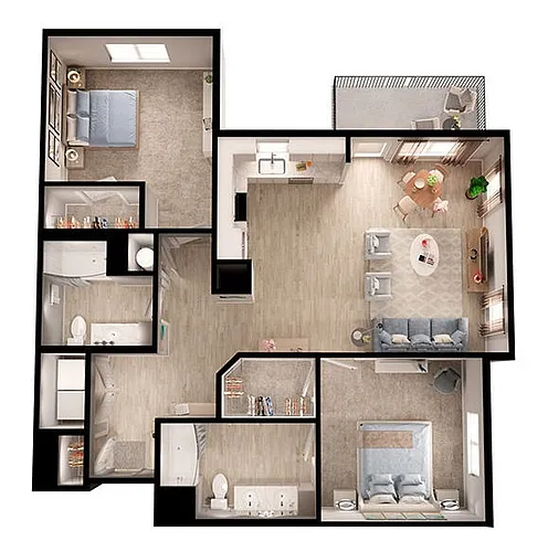 Floor plan B2