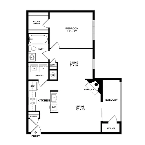 Floor plan Ascot - A1A Workforce Program (Income limits)