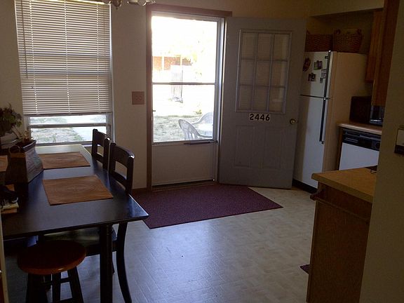 Kitchen floor has been updated since this picture