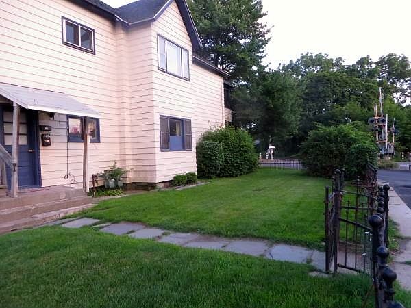 large fenced in yard