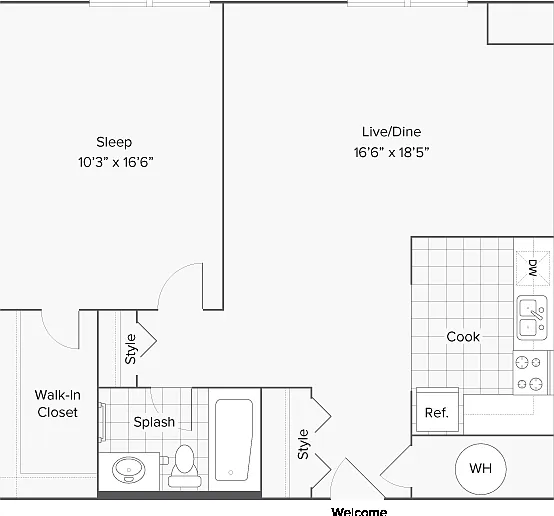 1BR x 1BA - Dean - Amherst 1BR x 1BA - Dean - Amherst