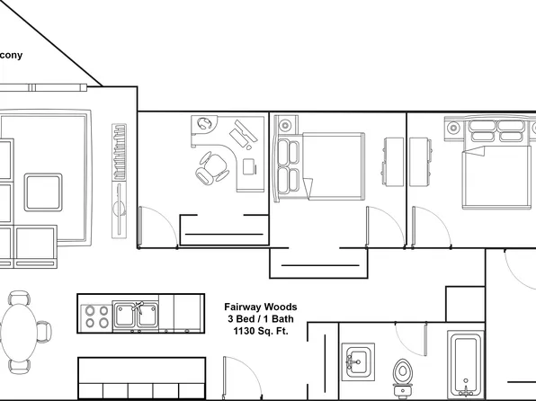 Fairway Woods Apartments, 1555 Homer Rd #1585-110, Winona, MN 55987