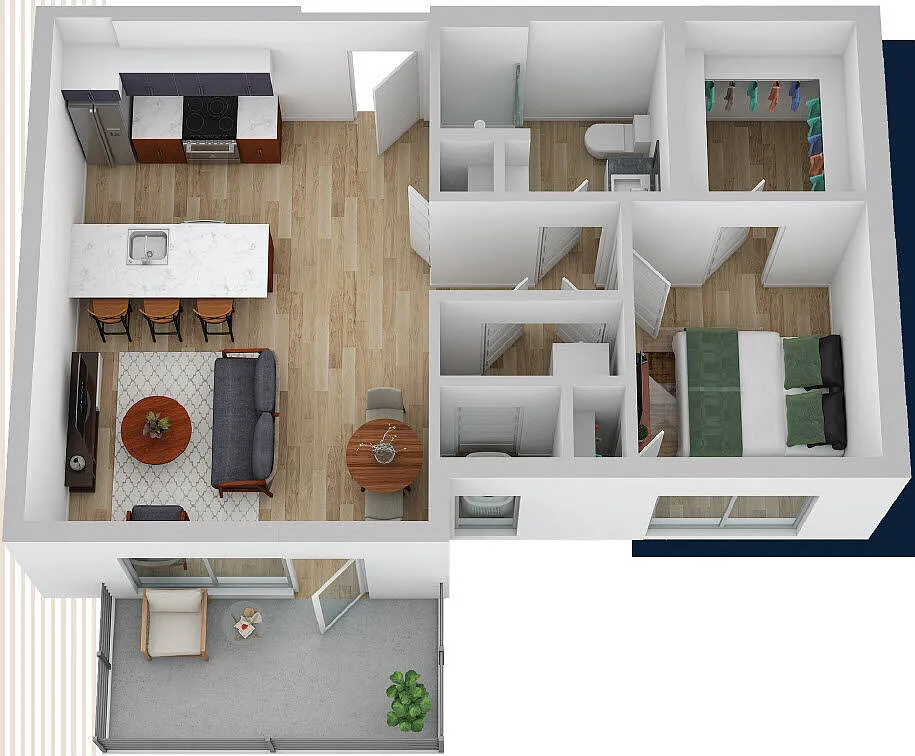 Floor plan The Walker