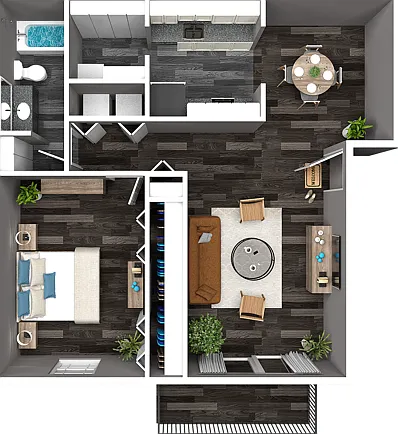 One Bedroom One Bedroom