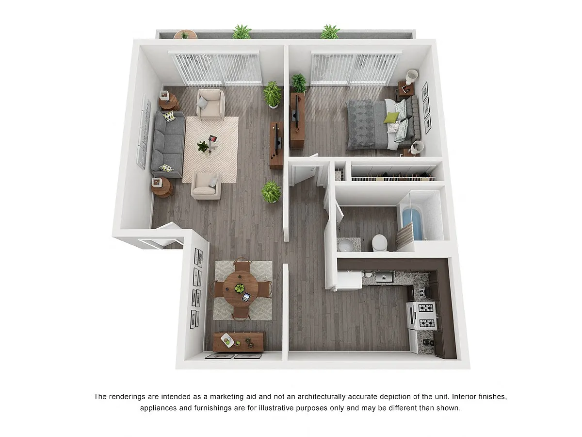 Floor plan Model A1