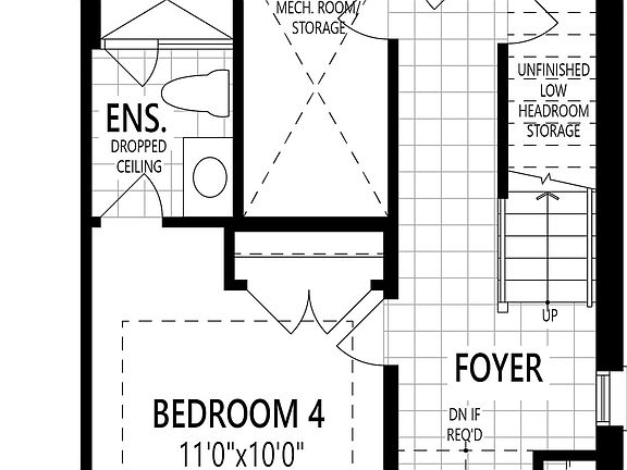 Bedroom 4 In Lieu of Recreation Room