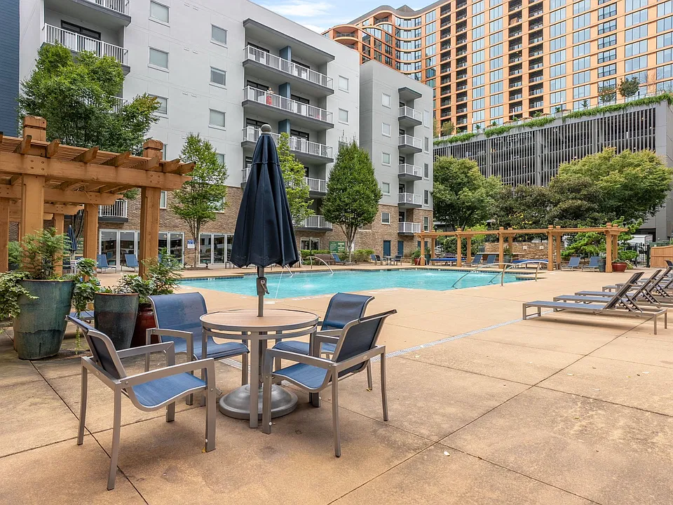 Soak up the sunshine by the sparkling pool.
