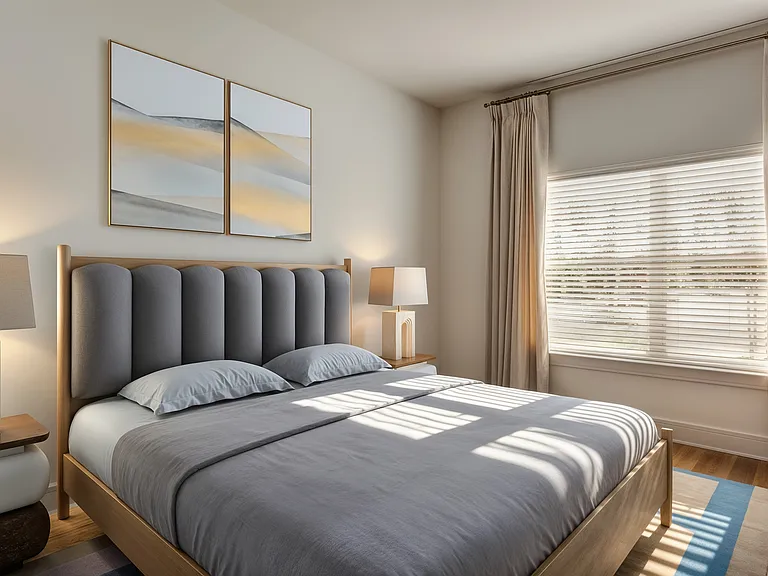 Spacious bedrooms designed for restful nights and bright mornings.