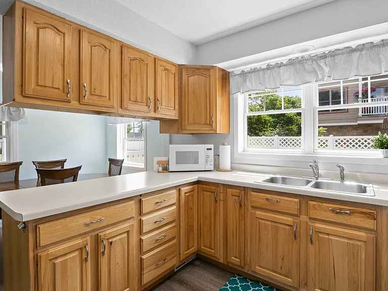 Kitchen toward dining