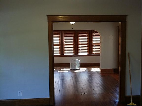 View from Kitchen to front rm