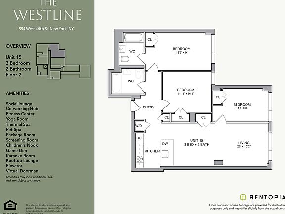 2nd image of 554 W 46th St #216