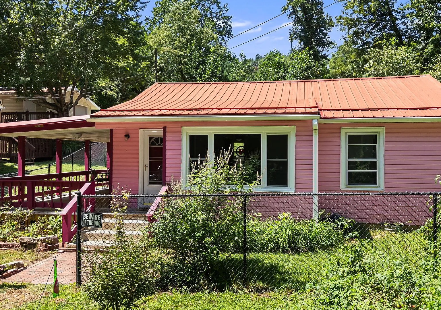 Eclectic Black Mountain One Bedroom with Fenced-In Yard & Covered Parking — Photo 1