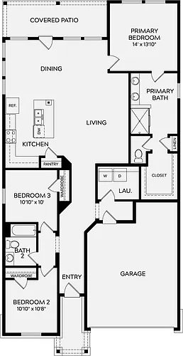 Floor plan The Cloverstone