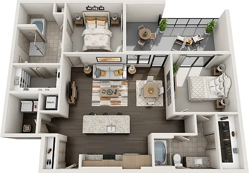 Floor plan B2