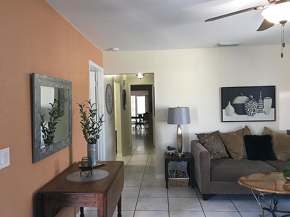 Walking into front door