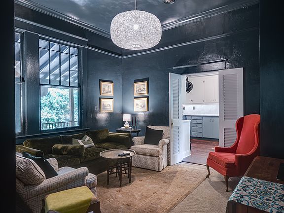 Dining Room (used as a den here -- and color is now a light neutral)