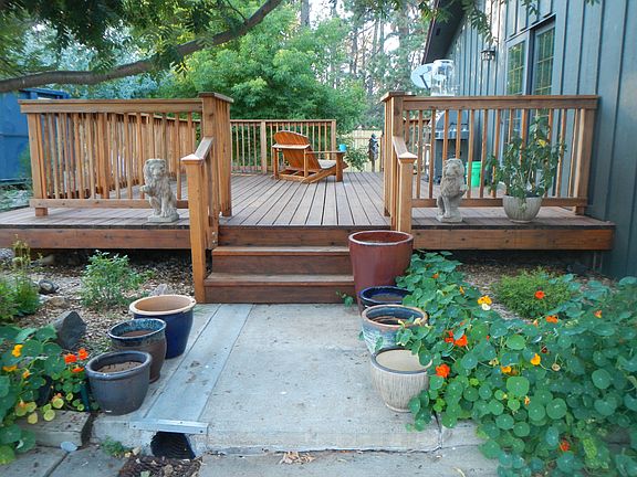 New redwood deck