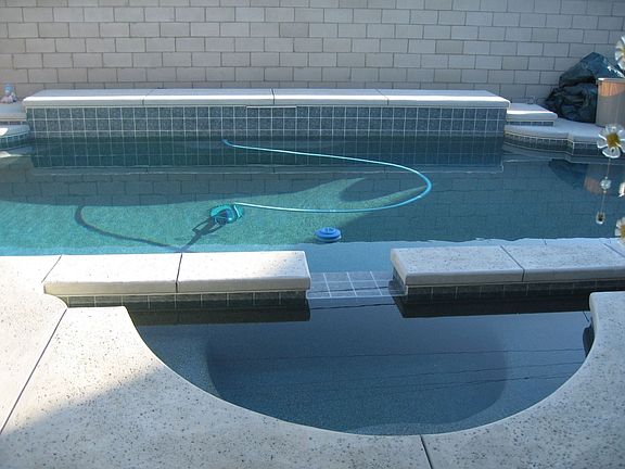 Side View of Pool/Spa