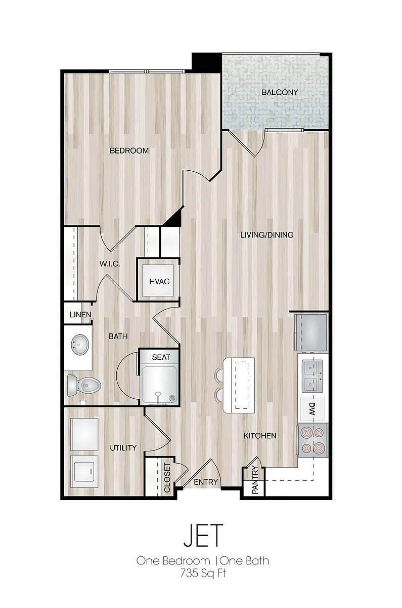 Floor plan Jet & Knot