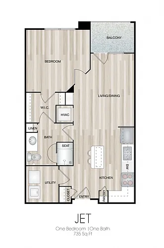 Floor plan Jet & Knot