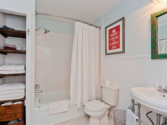 hall bath includes laundry