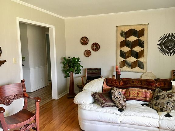 Living room west view