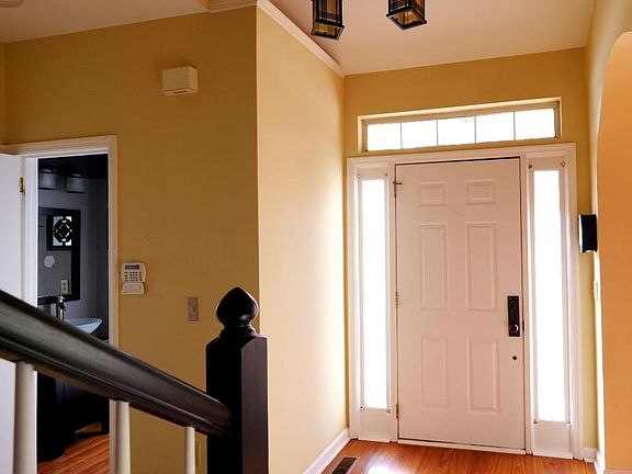 Reverse shot of entry hall.