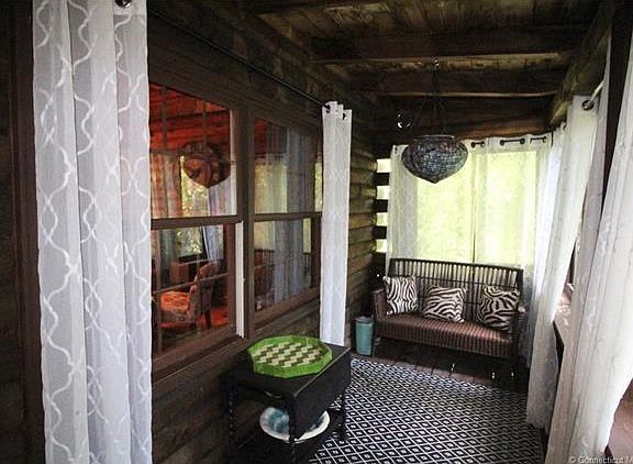 Enter through the front por...