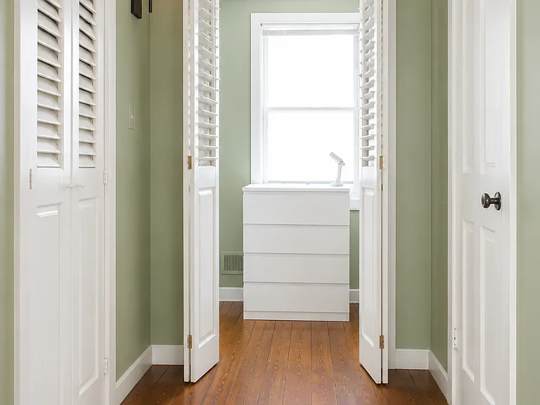 upstairs hallway, laundry room entrance