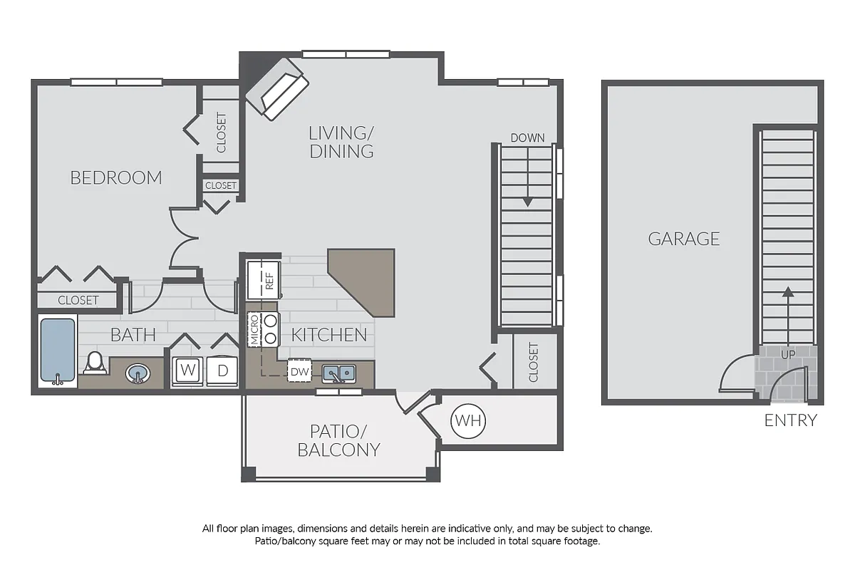 Floor plan Plan 1D Townhome