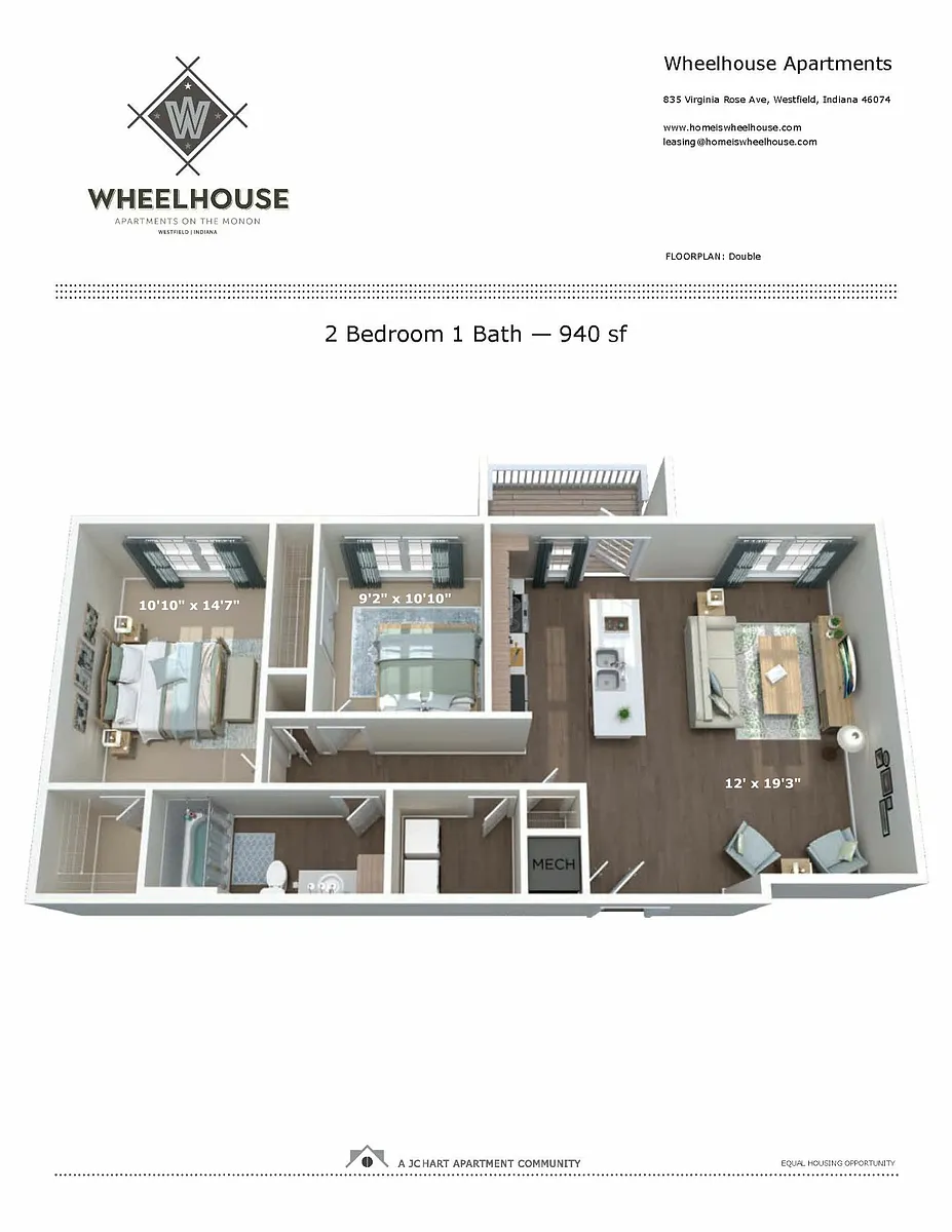 Floor plan Double 2.1