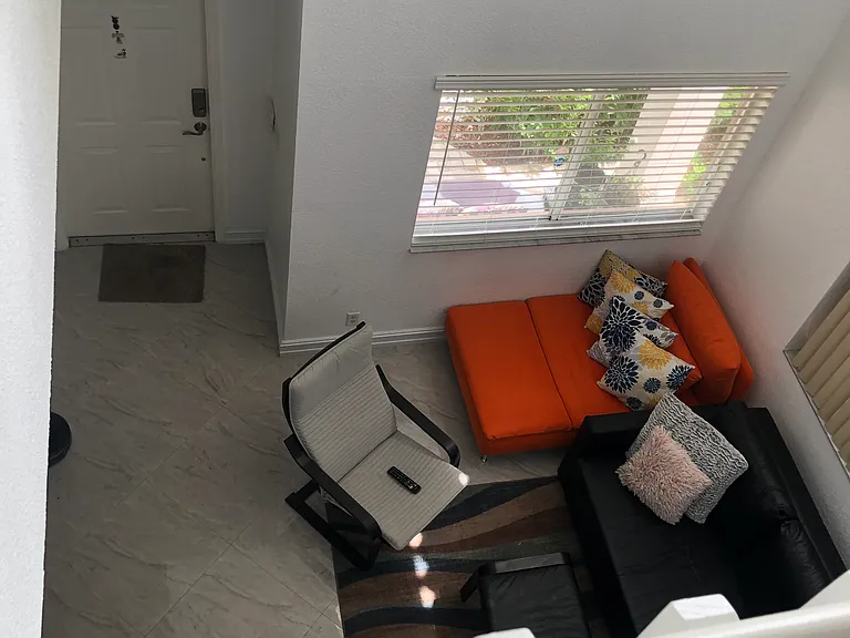 Living upstairs view